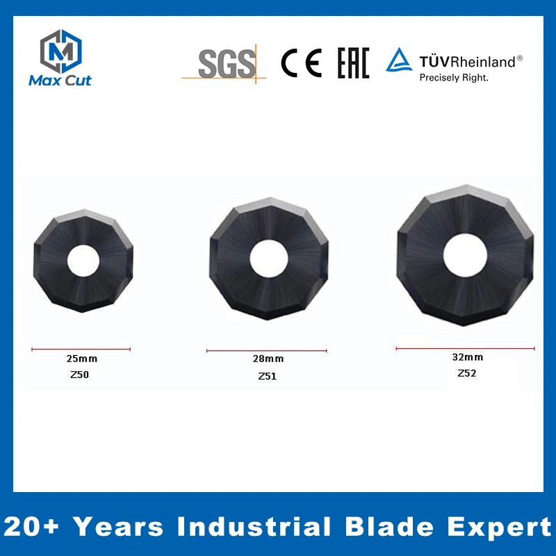 Z50 Z51 Z52 Tungsten Carbide Cutter Octangle Blade for Rzcut Emma Iecho Jwei Itta CNC Machine