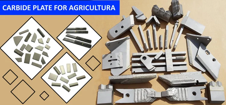 Factory Price Wear Resistance Carbide Plates Tungsten Tiles Agricultural Blades